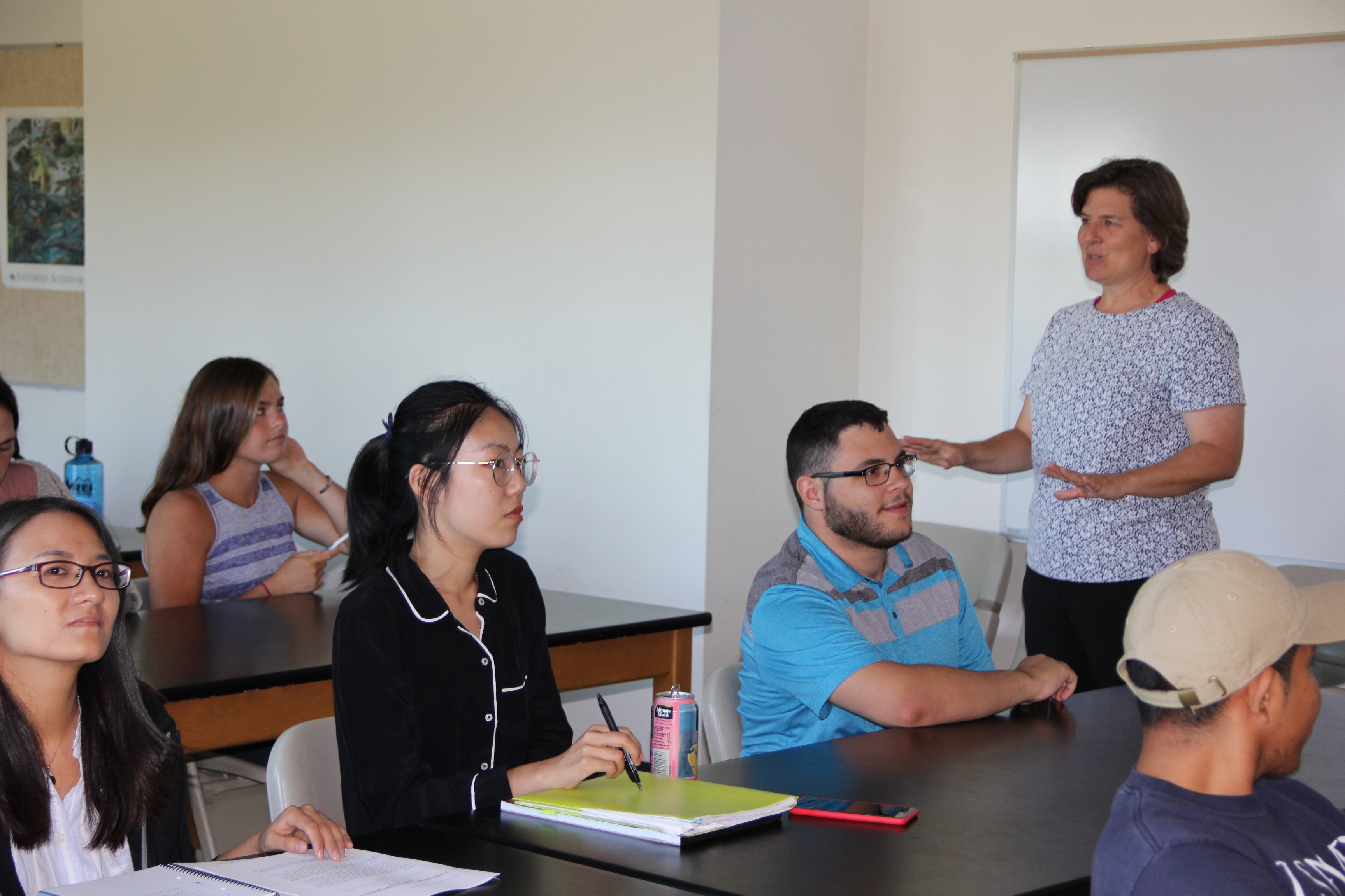 Juliana Barrett, associate extension educator at Sea Grant, teaches a new class at the UConn Storrs campus called, "Climate Resilience and Adaptation: Municipal Policy and Planning."