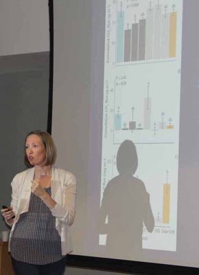 UConn Prof. Ashley Helton talks about her research on carbon and nitrogen cycling in urban coastal wetlands.