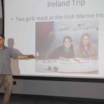 Waterford High School teacher Michael O'Connor gives the final presentation, "The Journey of the Lancer."