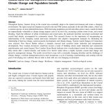 Image of first page of "Coastal Land Use Management Methodolgies under Pressure from Climate Change and Population Growth" article