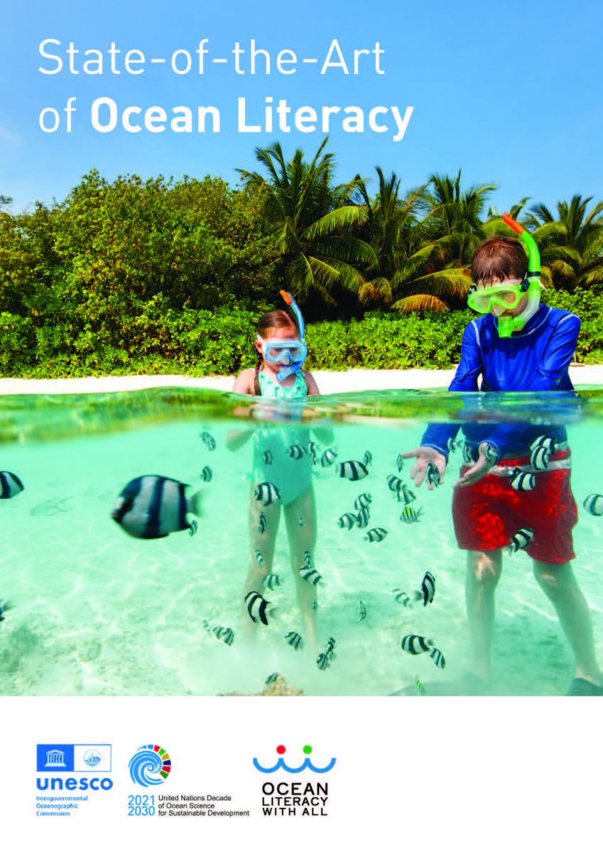 Cover of "State-of-the-Art of Ocean Literacy" report