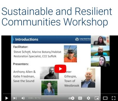 Screenshot from Sustainable and Resilient Communities Workshop